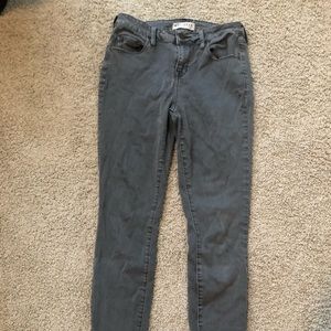 Gray skinny jeans